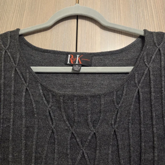 Gray Knit Dress - Picture 3 of 4